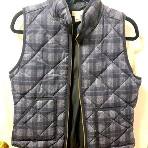 Plaid vest